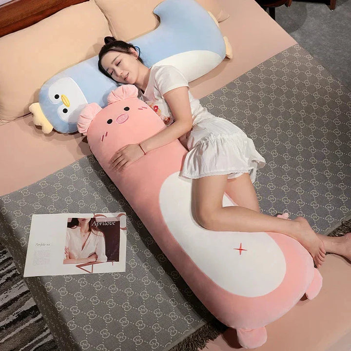 BowLift | Long Penguin Shiba Pig Zebra Snuggle Buddy Plushies