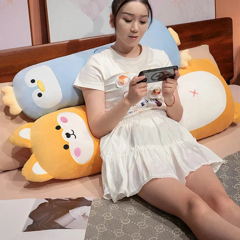 BowLift | Long Penguin Shiba Pig Zebra Snuggle Buddy Plushies