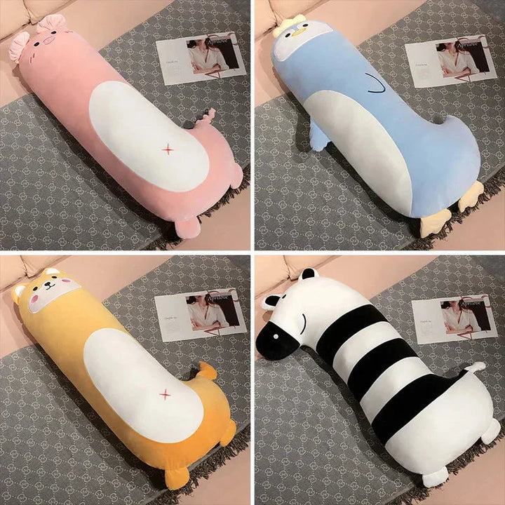 BowLift | Long Penguin Shiba Pig Zebra Snuggle Buddy Plushies