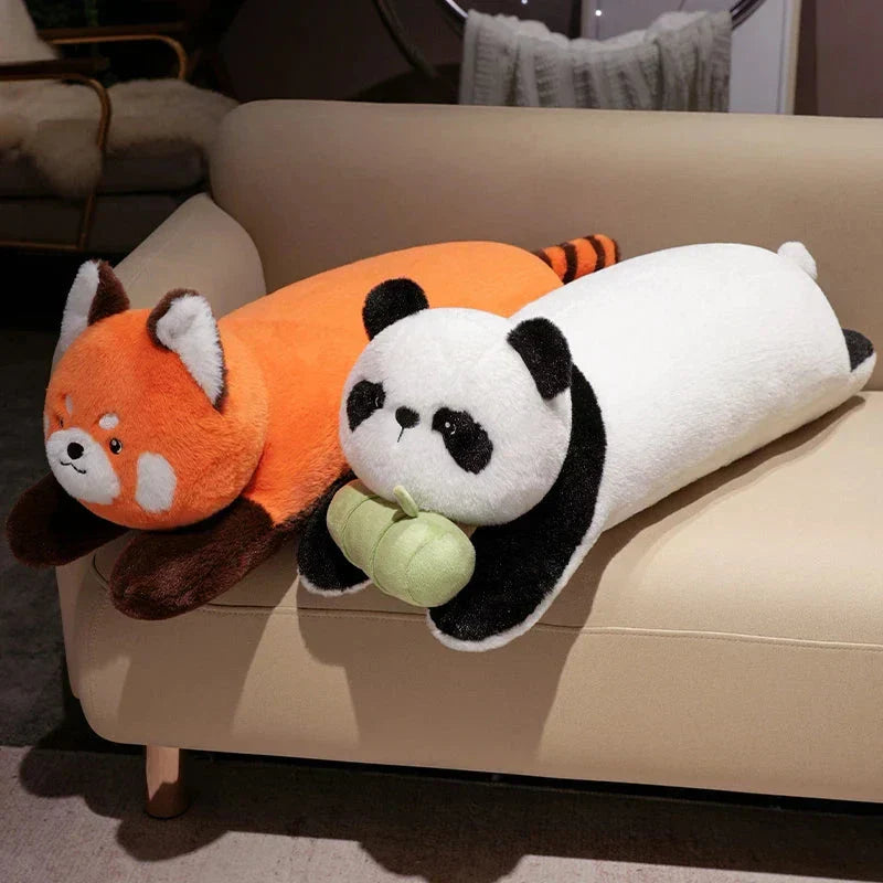 BowLift | Long Snuggly Fluffy Red Panda Plushies
