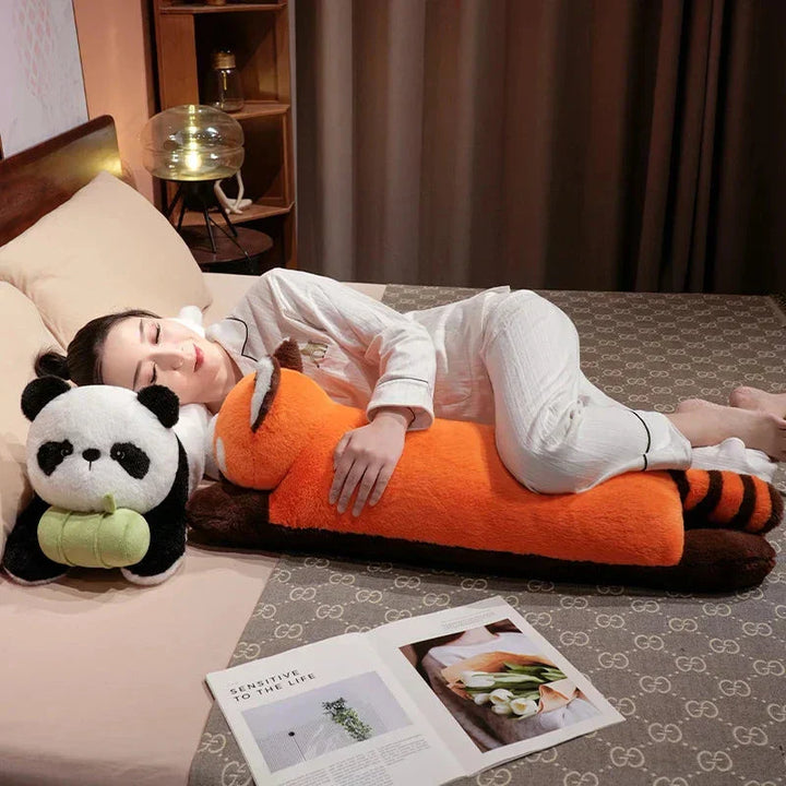 BowLift | Long Snuggly Fluffy Red Panda Plushies