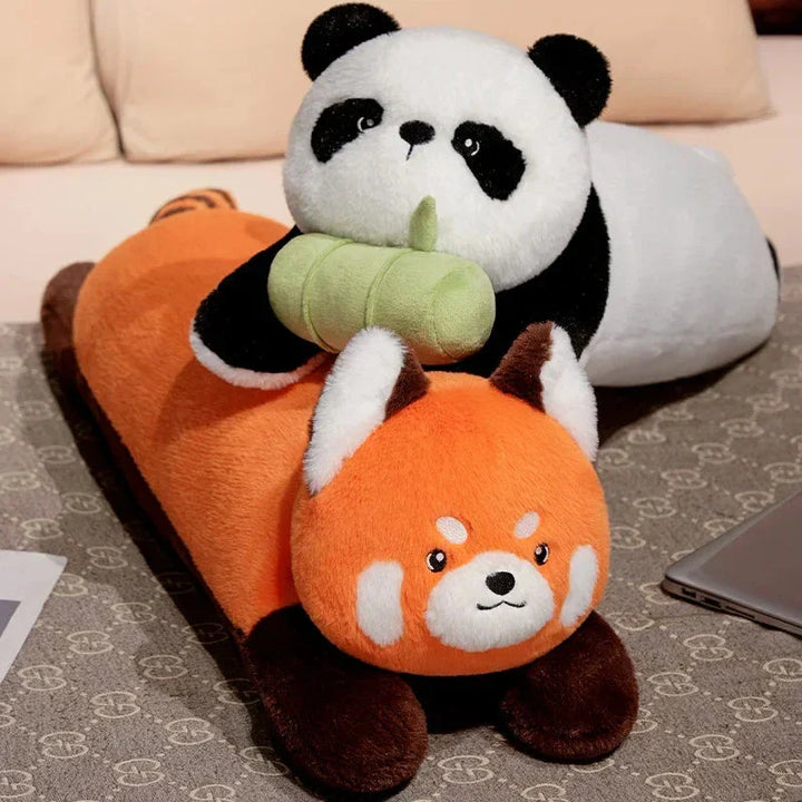 BowLift | Long Snuggly Fluffy Red Panda Plushies