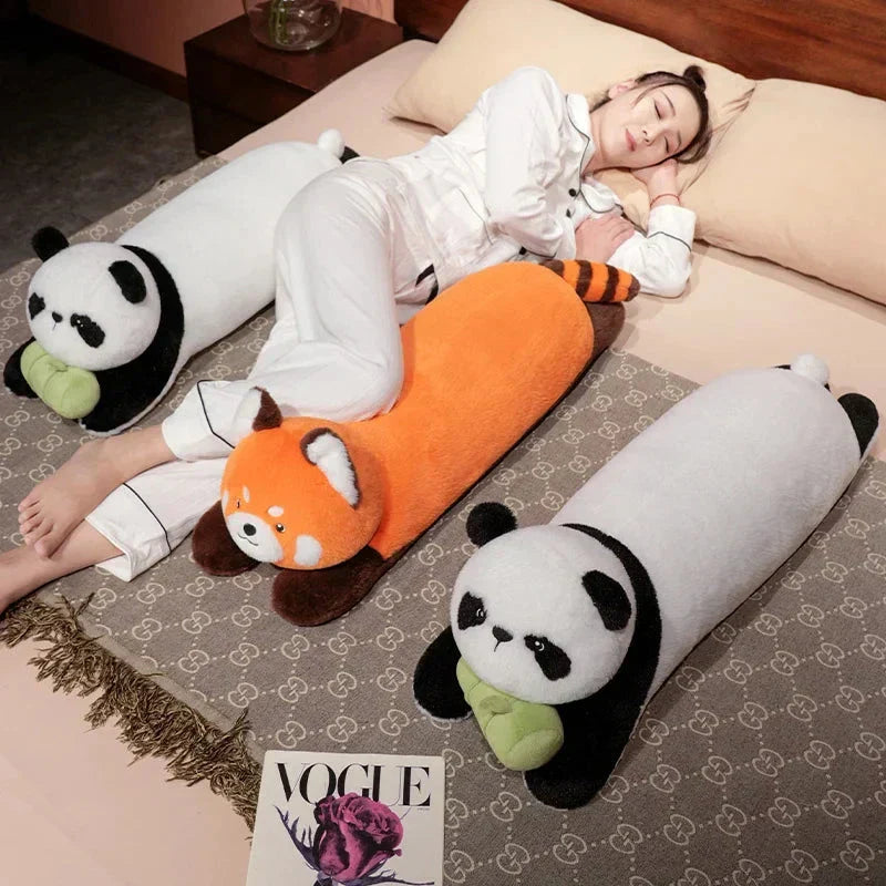 BowLift | Long Snuggly Fluffy Red Panda Plushies
