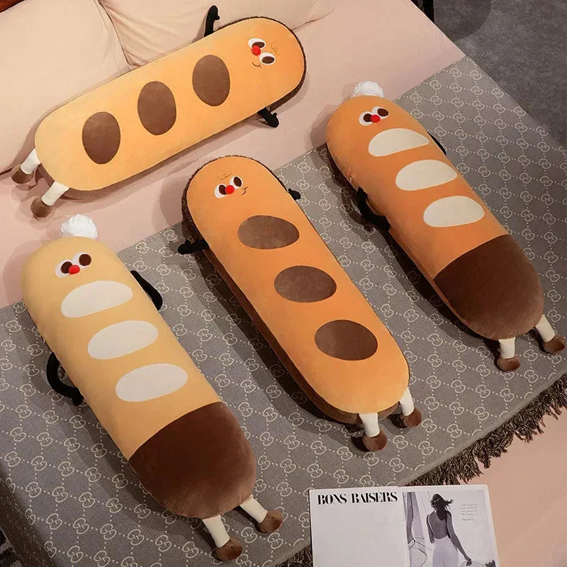 BowLift | Long Snuggly Funny Baguette Bread Plushies