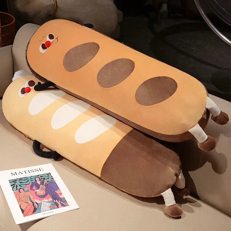 BowLift | Long Snuggly Funny Baguette Bread Plushies