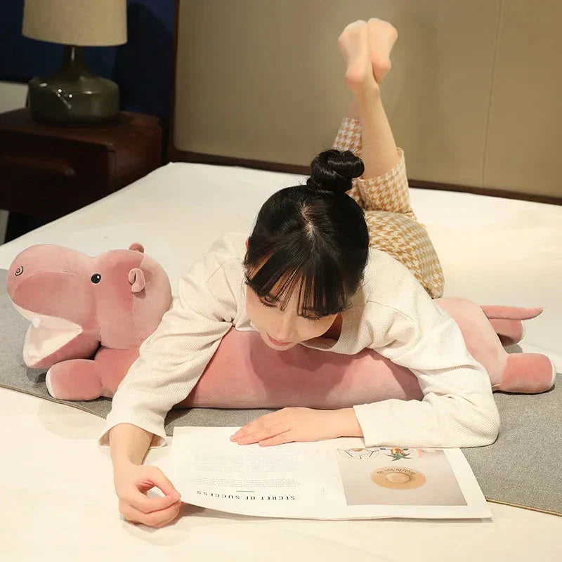 BowLift | Long Snuggly Hippo Plushies