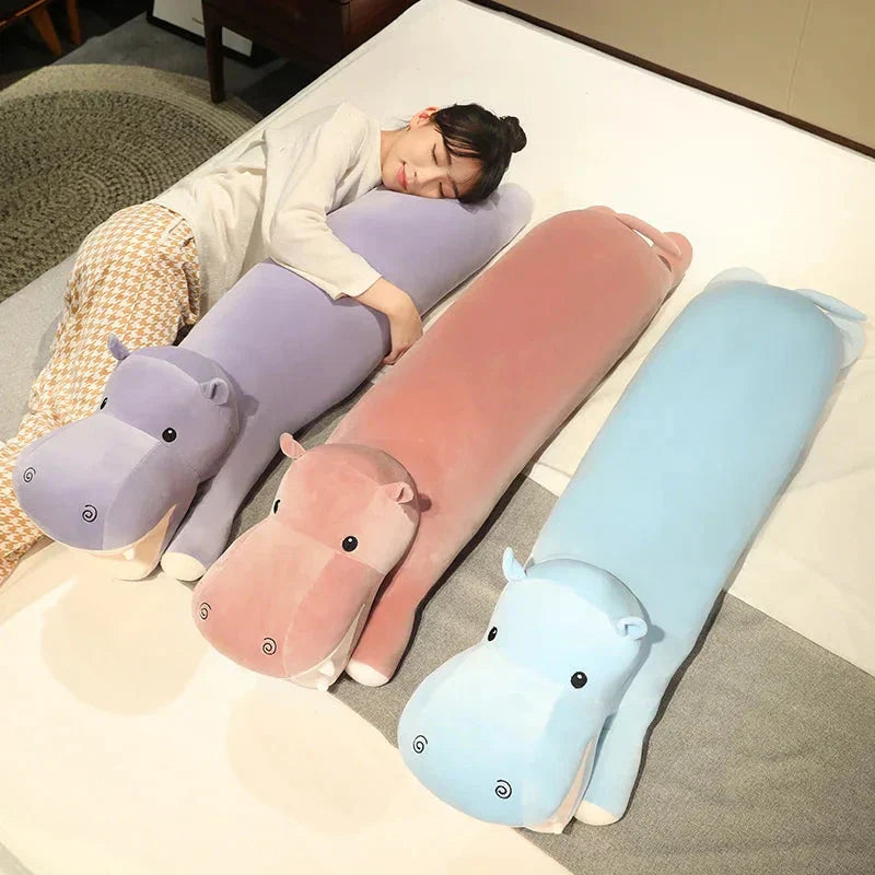 BowLift | Long Snuggly Hippo Plushies