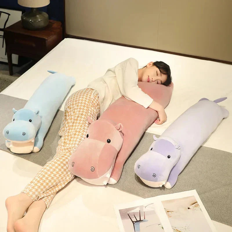 BowLift | Long Snuggly Hippo Plushies