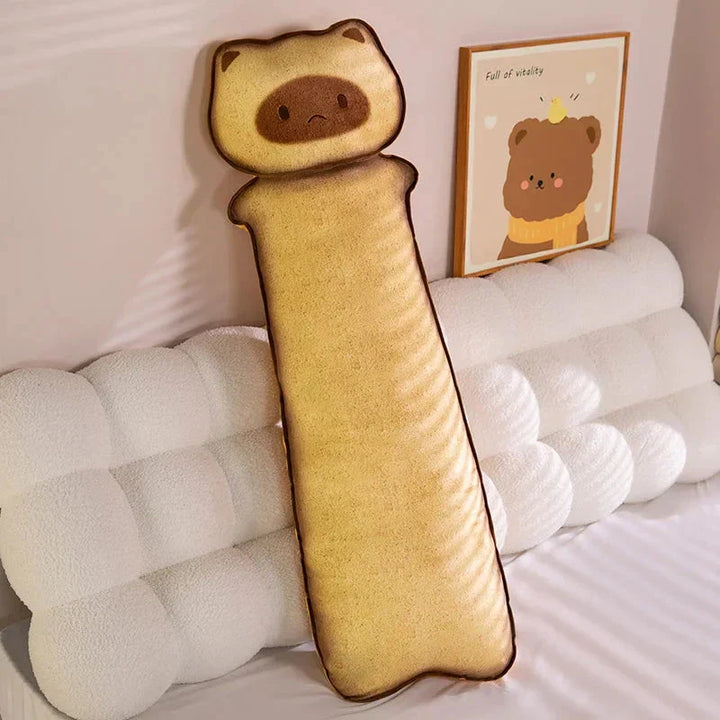 BowLift | Long Snuggly Toasted Cat Plushies