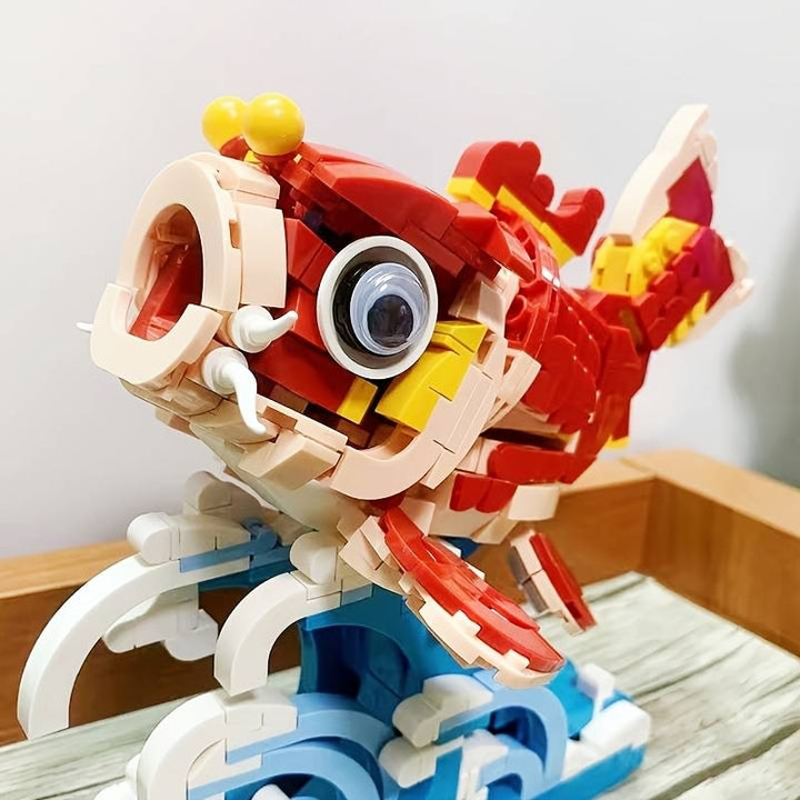 BowLift | Lucky Red Fish Wave Micro Building Set