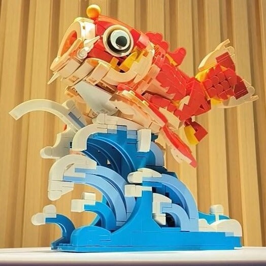 BowLift | Lucky Red Fish Wave Micro Building Set