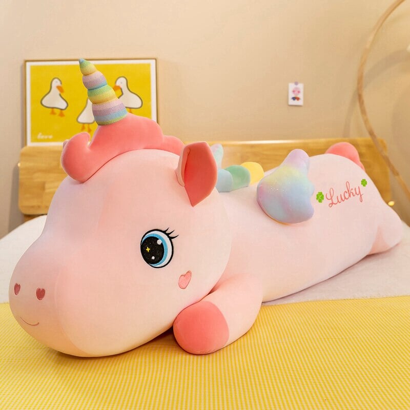 BowLift | Lucky the Long Pink Unicorn Plushie