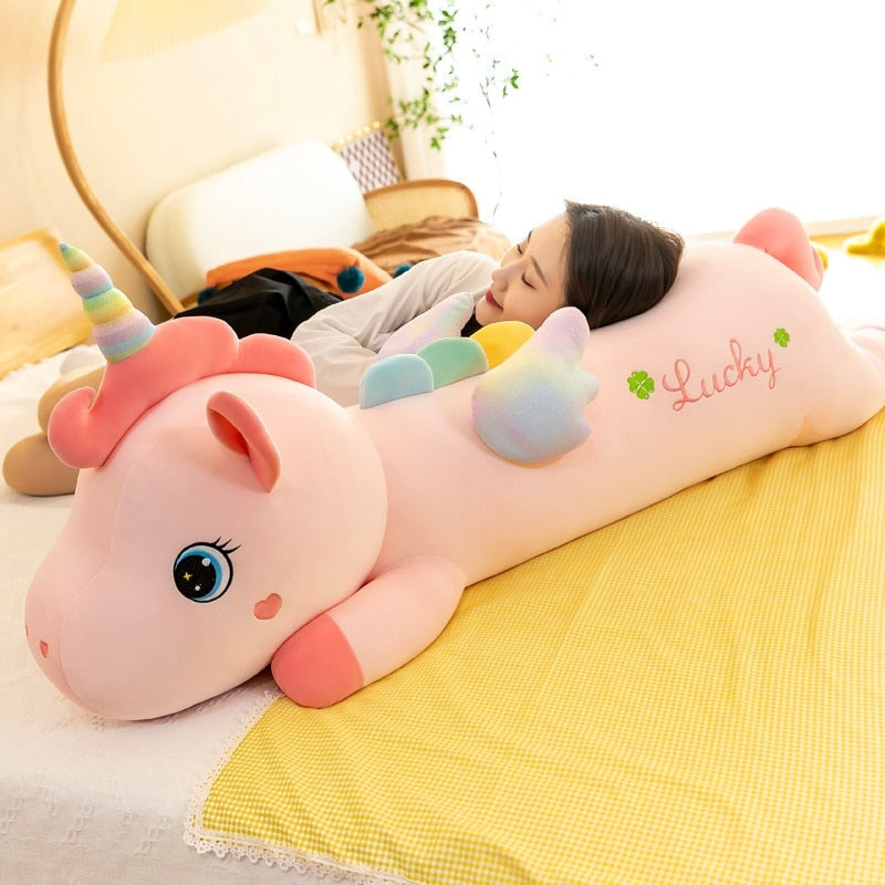 BowLift | Lucky the Long Pink Unicorn Plushie