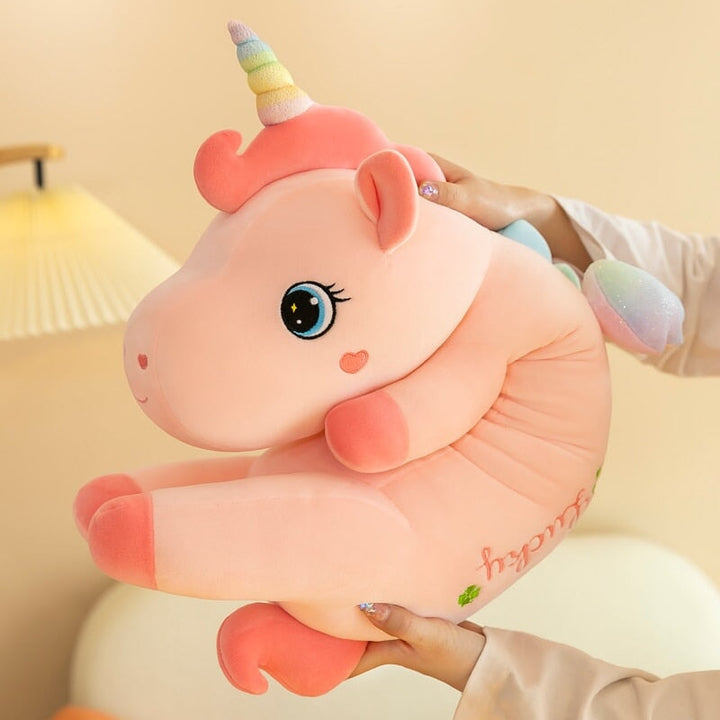 BowLift | Lucky the Long Pink Unicorn Plushie