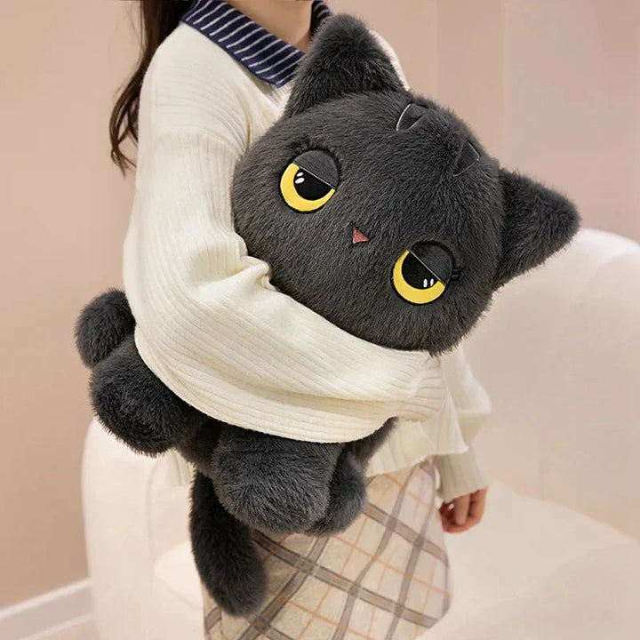 BowLift | Luna & Misty the Fluffy Sitting Cat Plushies