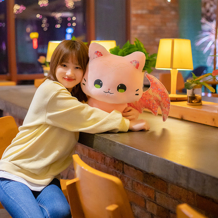 BowLift | Luna & Solis the Kawaii Sakura Cats with Wings Plushies