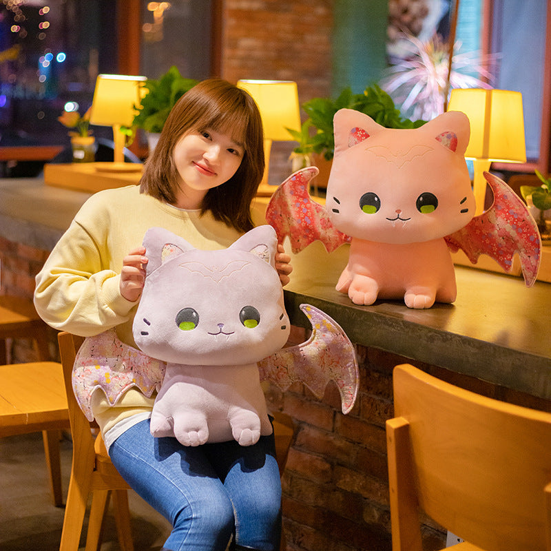 BowLift | Luna & Solis the Kawaii Sakura Cats with Wings Plushies