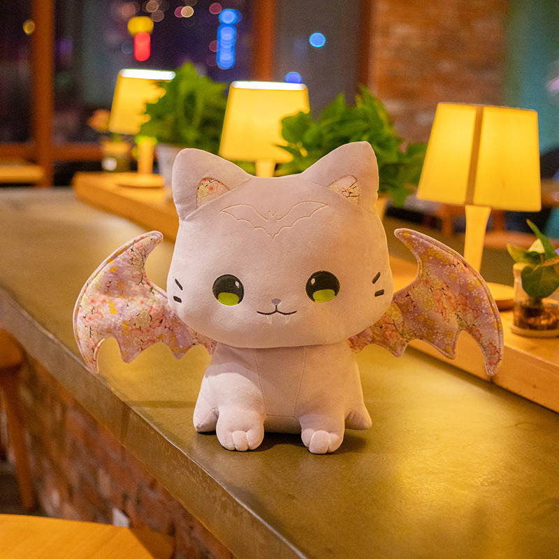 BowLift | Luna & Solis the Kawaii Sakura Cats with Wings Plushies