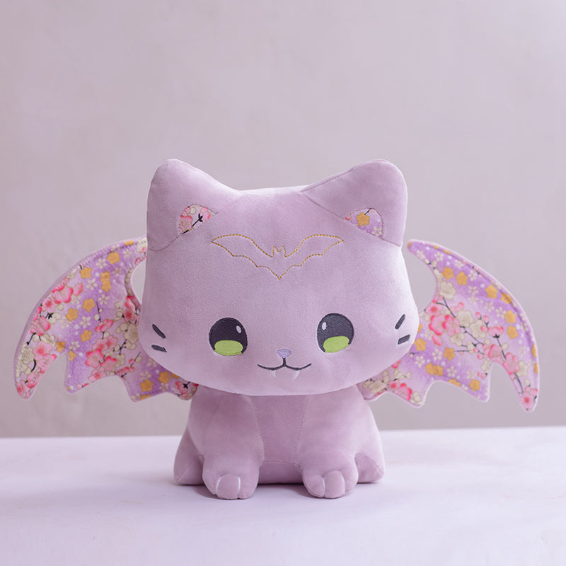 BowLift | Luna & Solis the Kawaii Sakura Cats with Wings Plushies