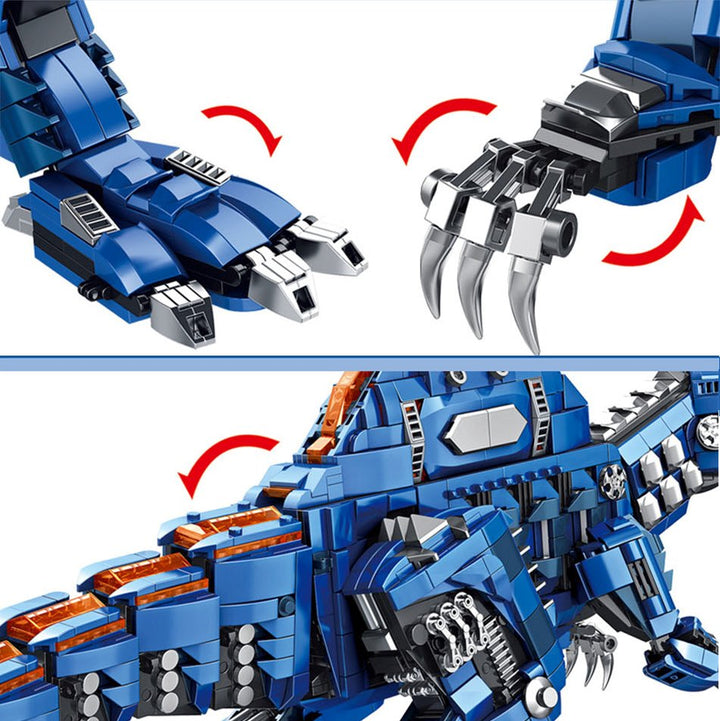 BowLift | Majestic Blue Spinosaurus Building Sets