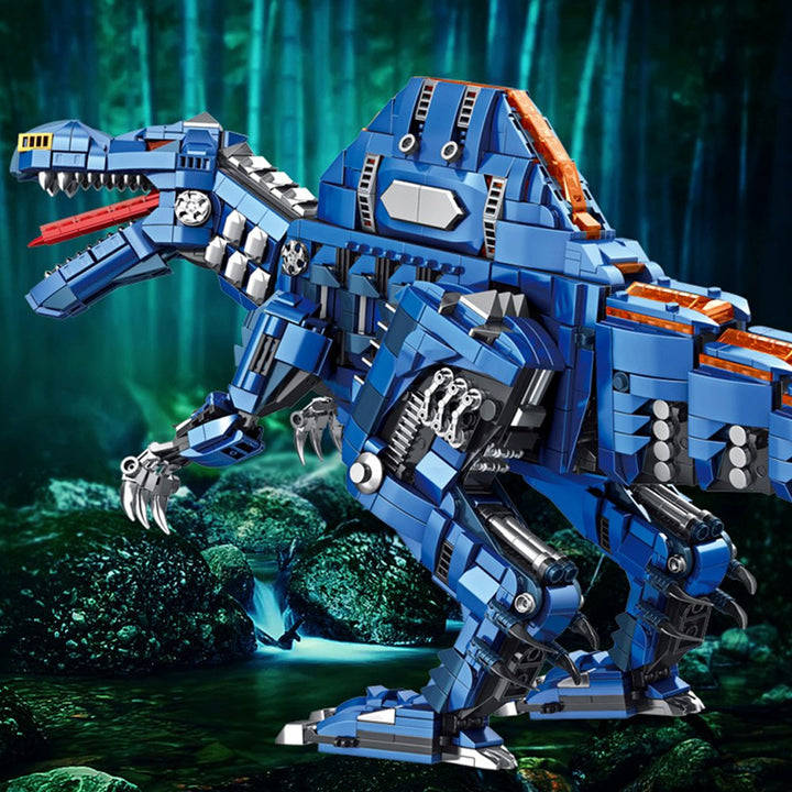 BowLift | Majestic Blue Spinosaurus Building Sets