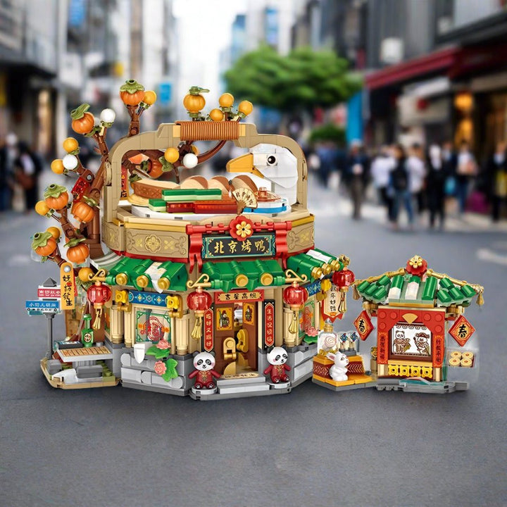 BowLift | Mei Mei Panda Peking Duck Restaurant Micro Building Blocks With Lights