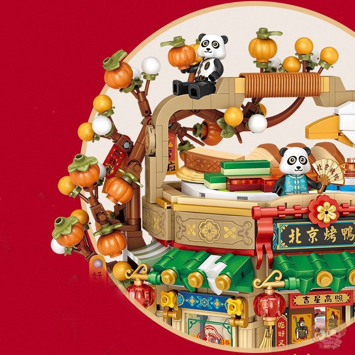 BowLift | Mei Mei Panda Peking Duck Restaurant Micro Building Blocks With Lights
