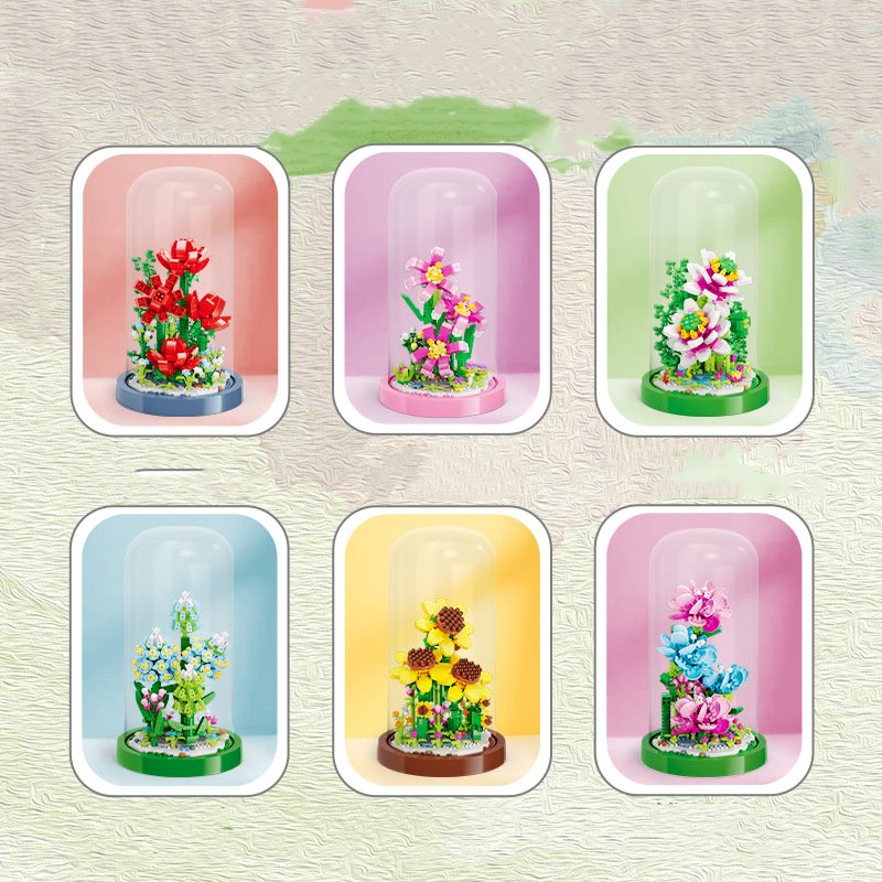 BowLift | Micro Flowers in a Dome Building Set