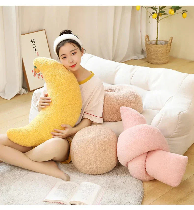 BowLift | Minimalist Shapes Moon Ball Pillow Plushies