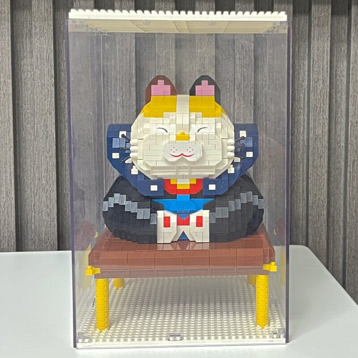 BowLift | Muscle Lucky Cat & Kimono Outfit Nano Building Blocks