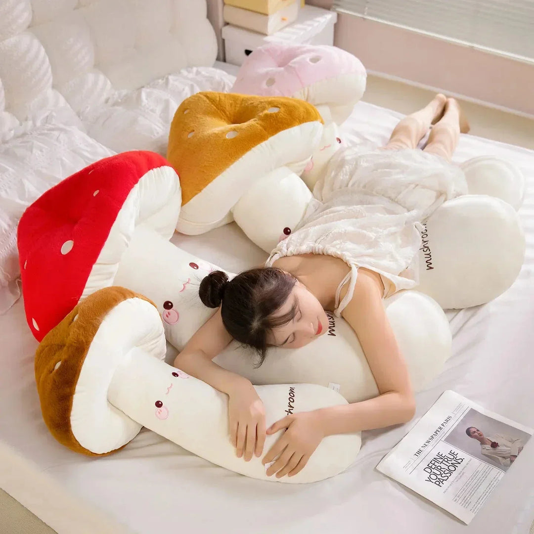 BowLift | Mushie the Long Snuggly Kawaii Mushroom Plushies