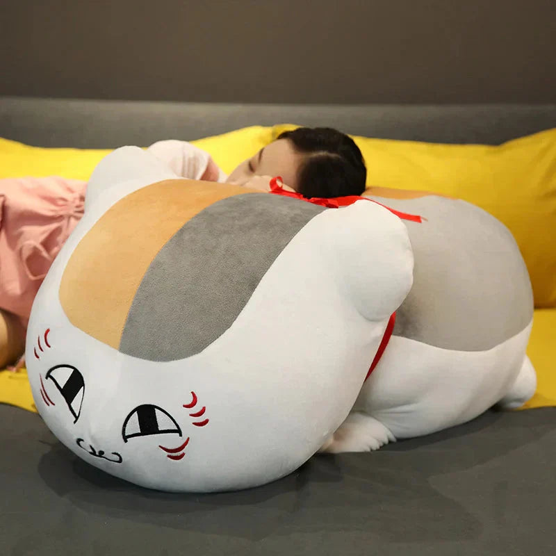 BowLift | Natsume Yuujinchou Nyanko Cat White Black Plushie