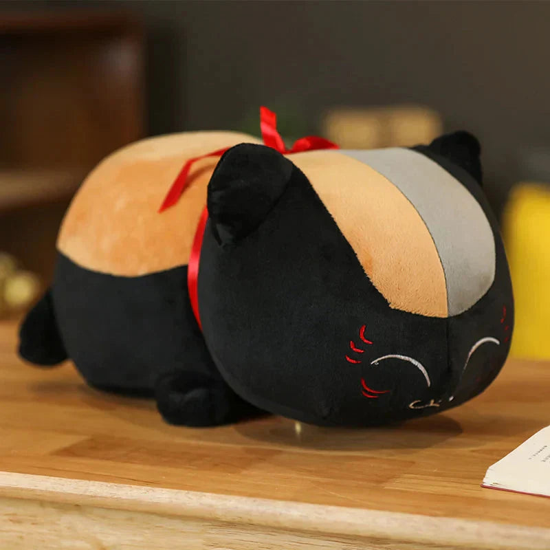 BowLift | Natsume Yuujinchou Nyanko Cat White Black Plushie