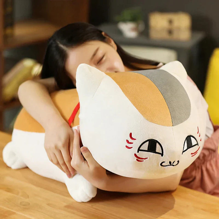 BowLift | Natsume Yuujinchou Nyanko Cat White Black Plushie