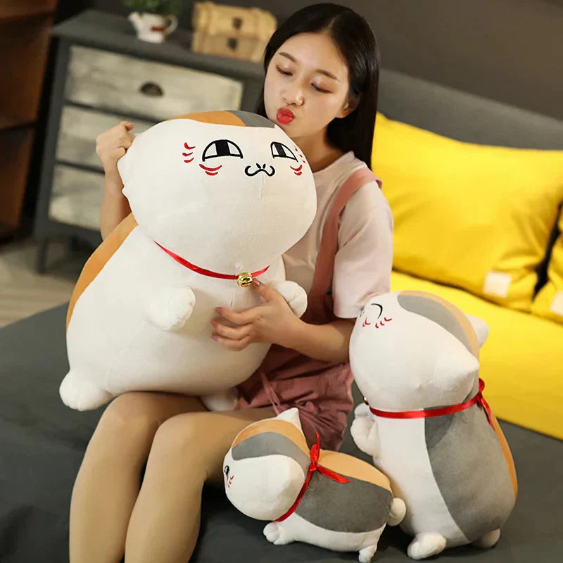 BowLift | Natsume Yuujinchou Nyanko Cat White Black Plushie