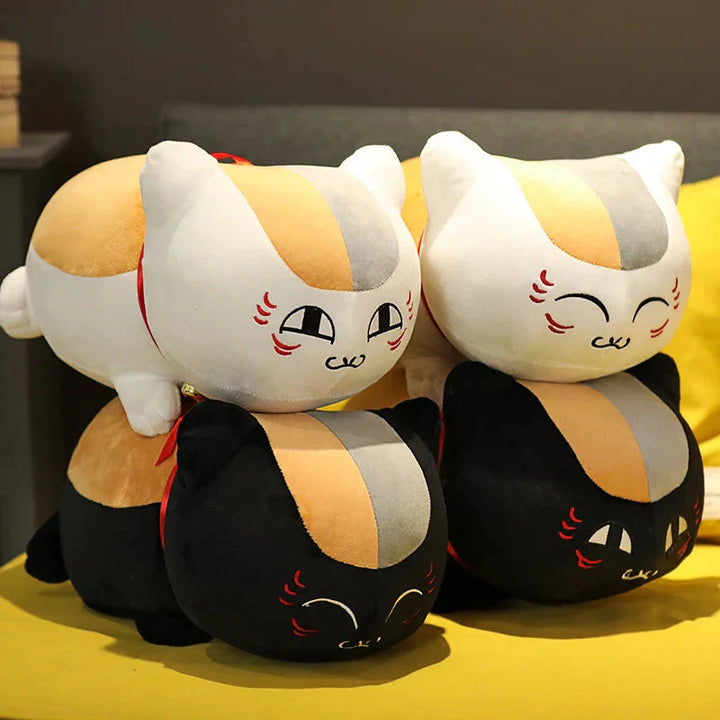 BowLift | Natsume Yuujinchou Nyanko Cat White Black Plushie
