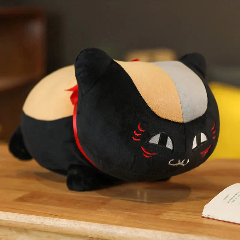BowLift | Natsume Yuujinchou Nyanko Cat White Black Plushie