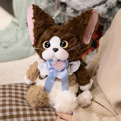 BowLift | Noirou, Mewsette, and Truffle the Fluffy Cat Plushie Family