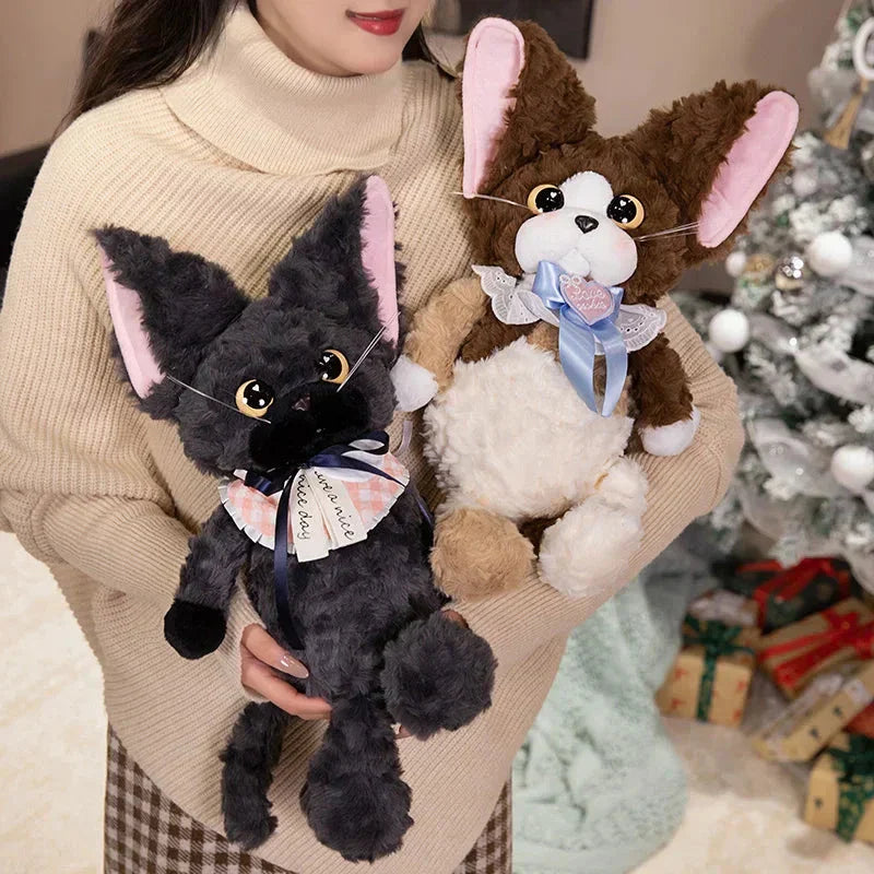 BowLift | Noirou, Mewsette, and Truffle the Fluffy Cat Plushie Family