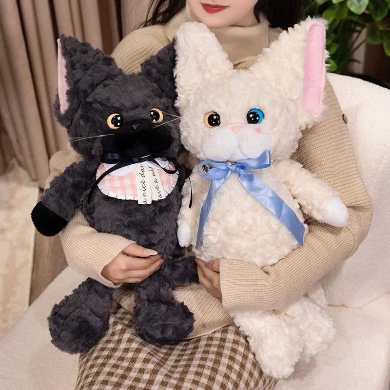 BowLift | Noirou, Mewsette, and Truffle the Fluffy Cat Plushie Family
