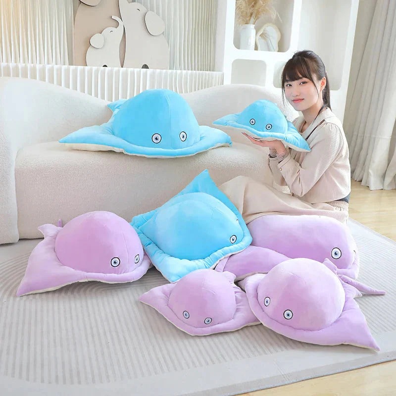 BowLift | Pastel Purple Blue Stingray Plushies