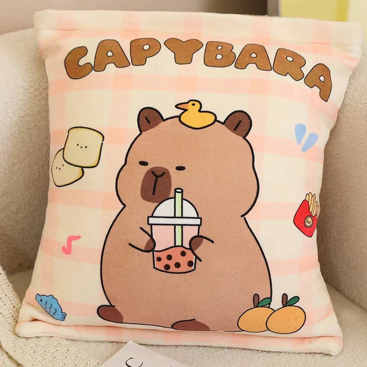 BowLift | Pink Brown Capybara Candy Bag Plushies