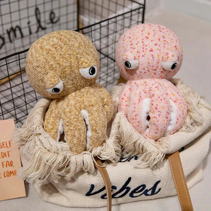 BowLift | Pink Brown Funny Octopus Plushies
