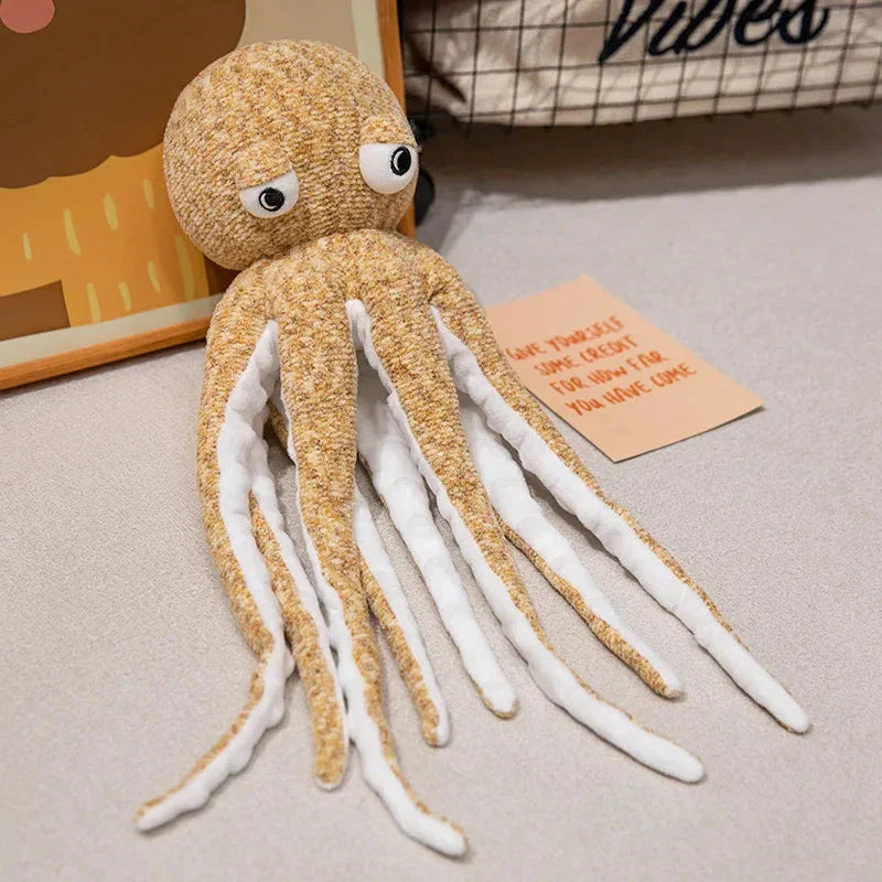 BowLift | Pink Brown Funny Octopus Plushies