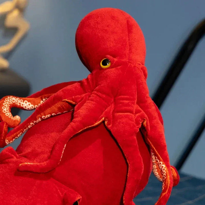 BowLift | Red Life-like Octopus Plushie