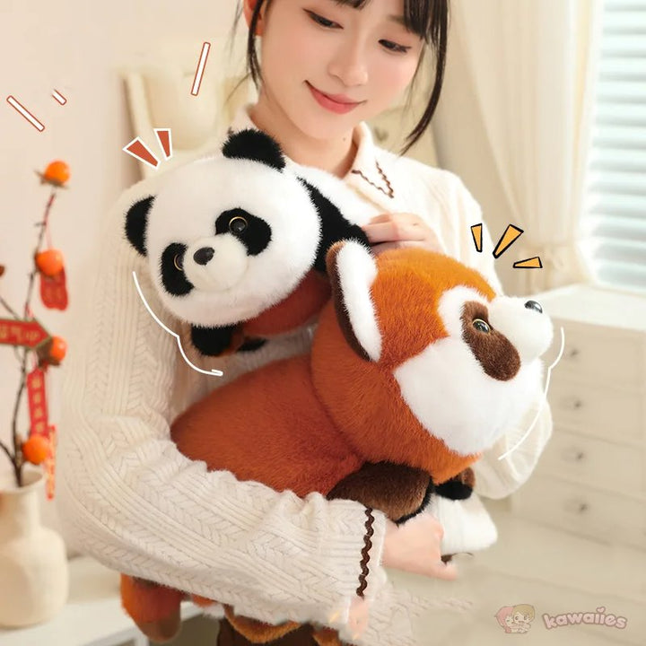 BowLift | Reversible Red Panda to Panda Plush