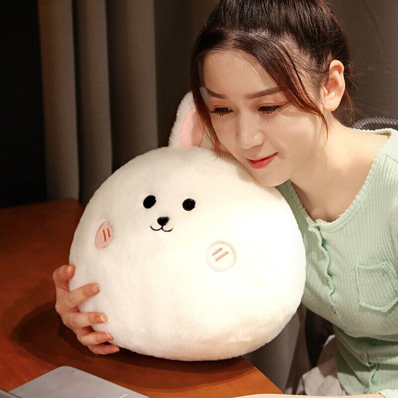 BowLift | Round Cat Bunny Fox Pillow Plushie Collection