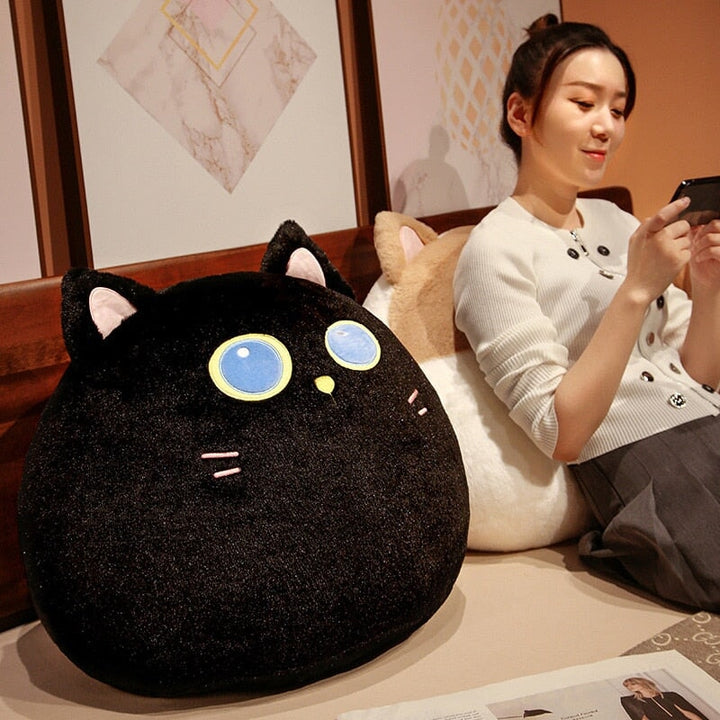 BowLift | Round Cat Bunny Fox Pillow Plushie Collection