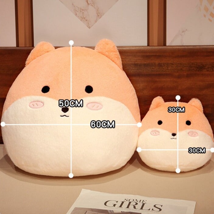 BowLift | Round Cat Bunny Fox Pillow Plushie Collection