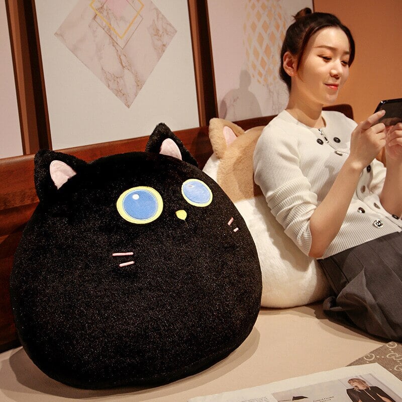 BowLift | Round Cat Bunny Fox Pillow Plushie Collection